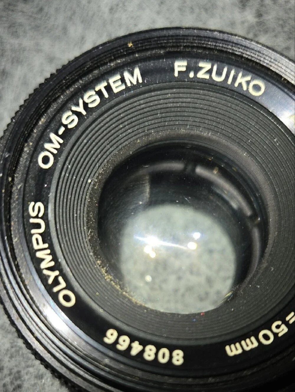 Olympus OM-System F.Zuiko 50mm Lens — Black